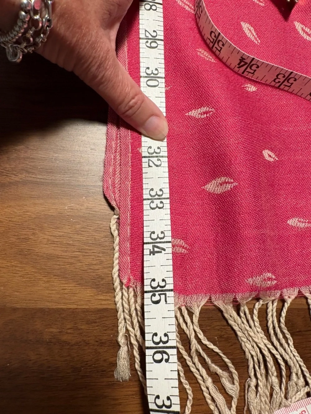 100% cashmere pashmina - peacock feather pattern